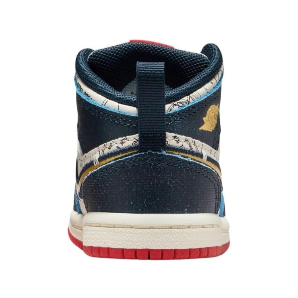 Jordan Kids Sneakers Navy and White - Picture 3 of 5